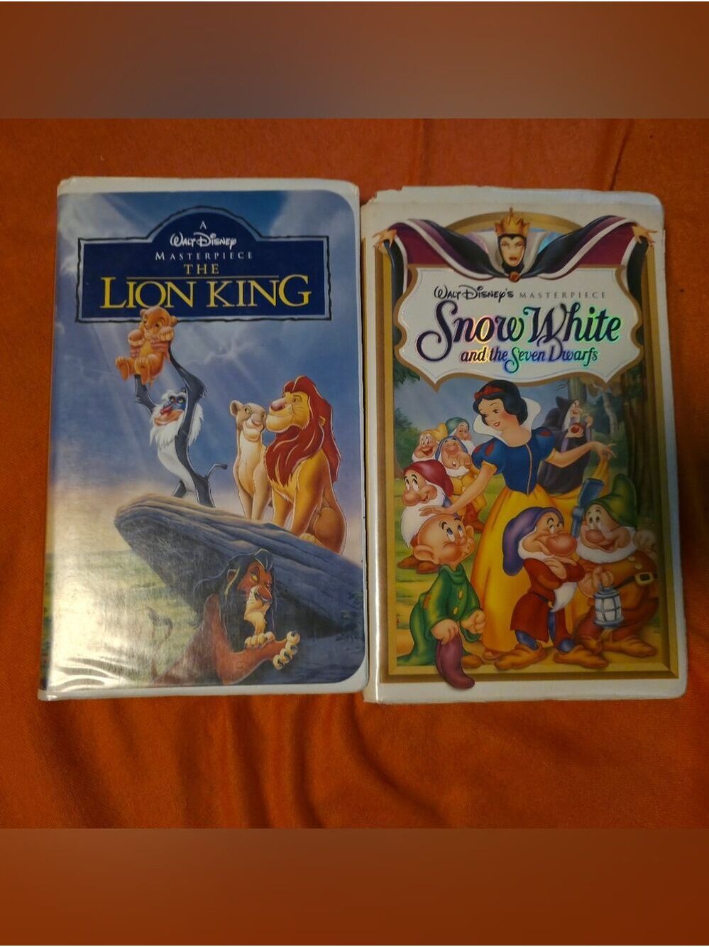 4/$67 Deal! Disney Classic VHS Set -Lion King & Snow White